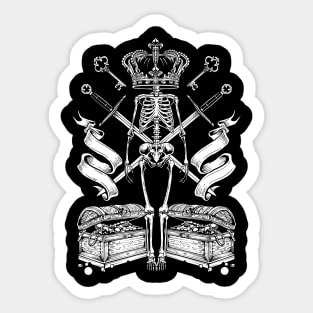 Skeleton King Sticker